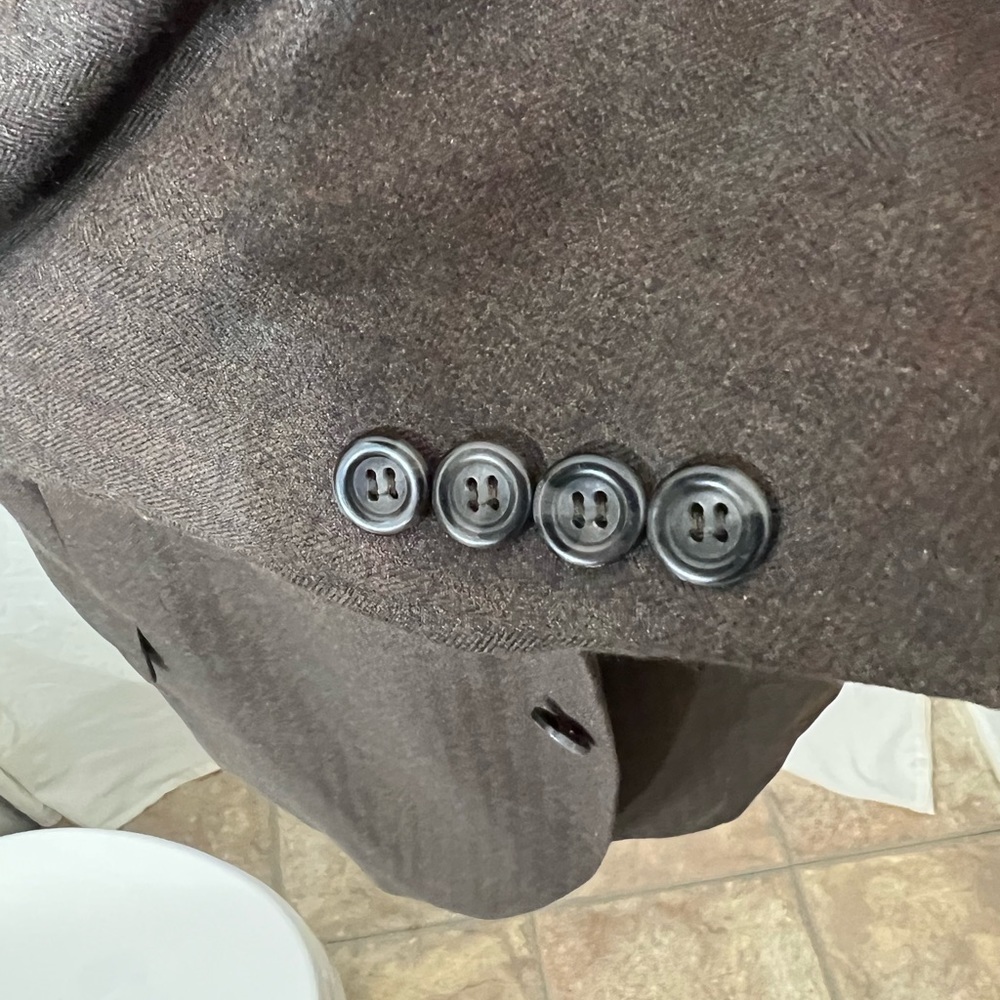 LINEA UOMO MENS DRESS BLAZER HANDSOMELY FITTED WHEN ON FEELS LIKE CASHM☑️ - Picture 5 of 10